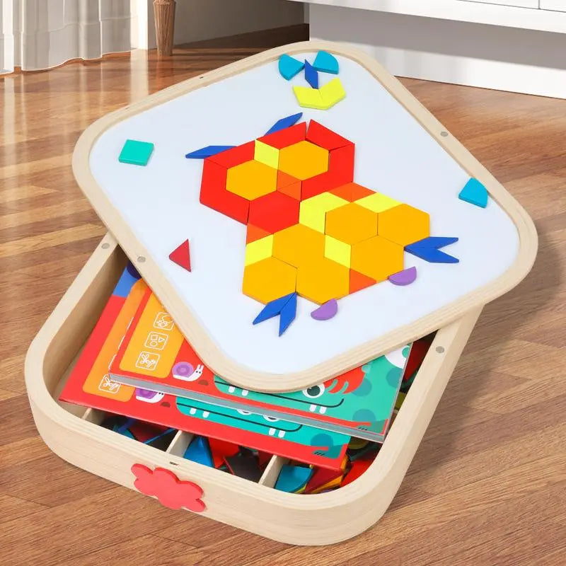 MagnetMind™ | Holz-Magnetpuzzle — Kreativität und Selbstvertrauen fördern