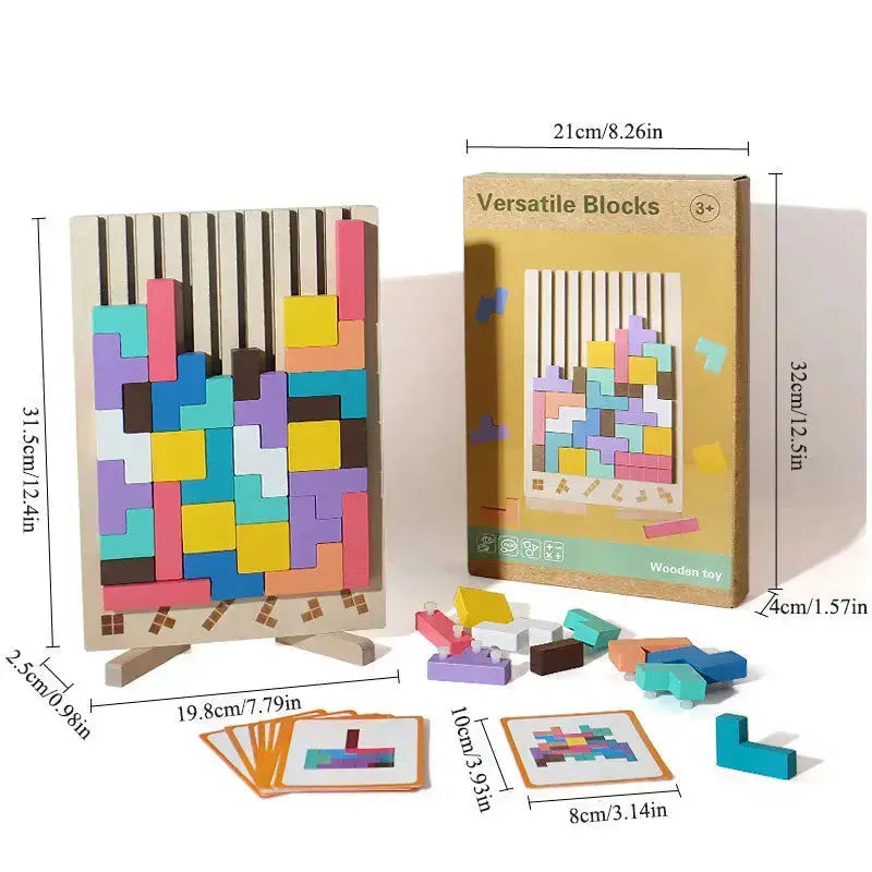 FocusPlay™ | Holz-Stapelspiel für Erwachsene – Entspannung, Achtsamkeit & Konzentration