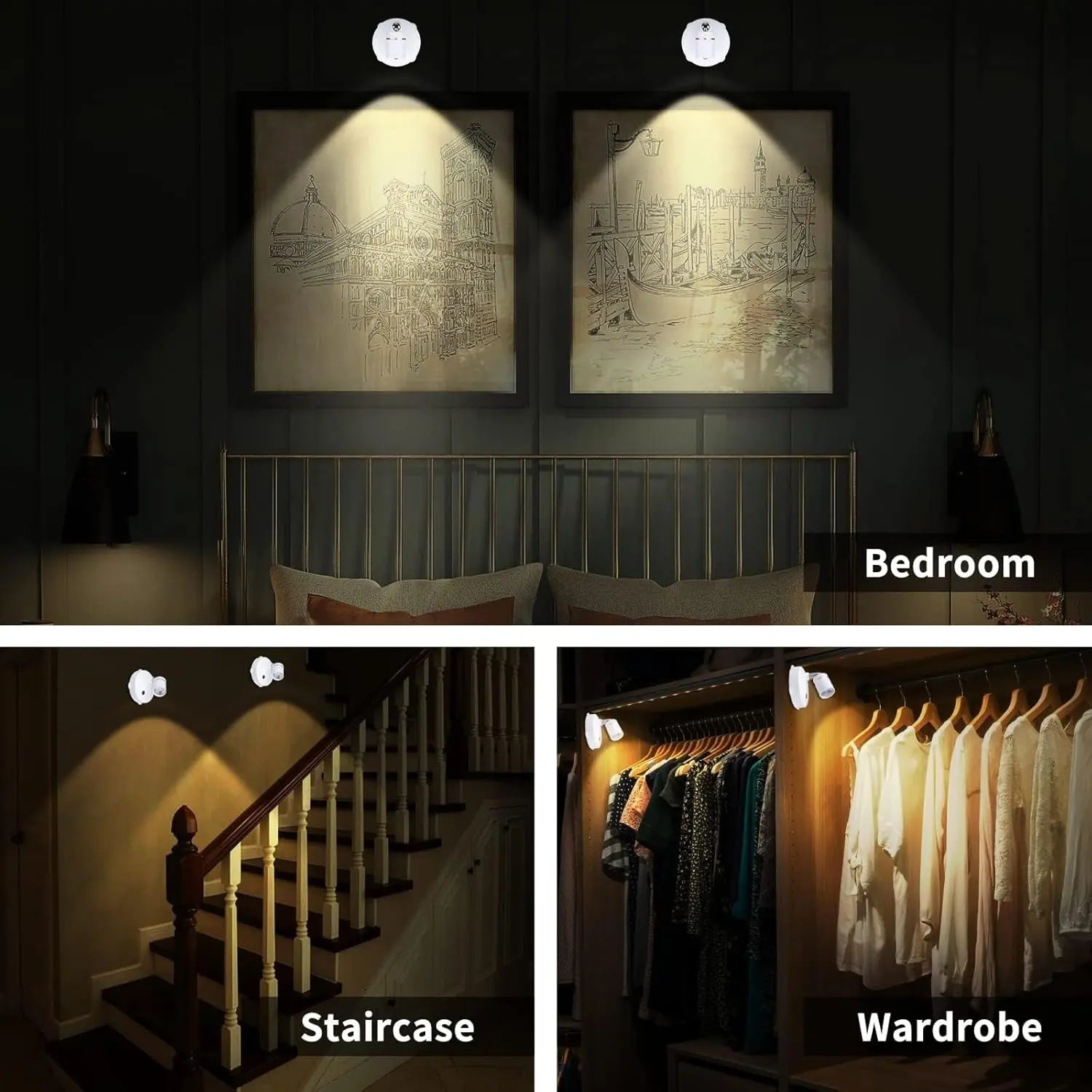 LumiBeam™ | Kabellose Spotlight-Lampe – Ambiente für Pflanzen, Bilder & Wohnräume