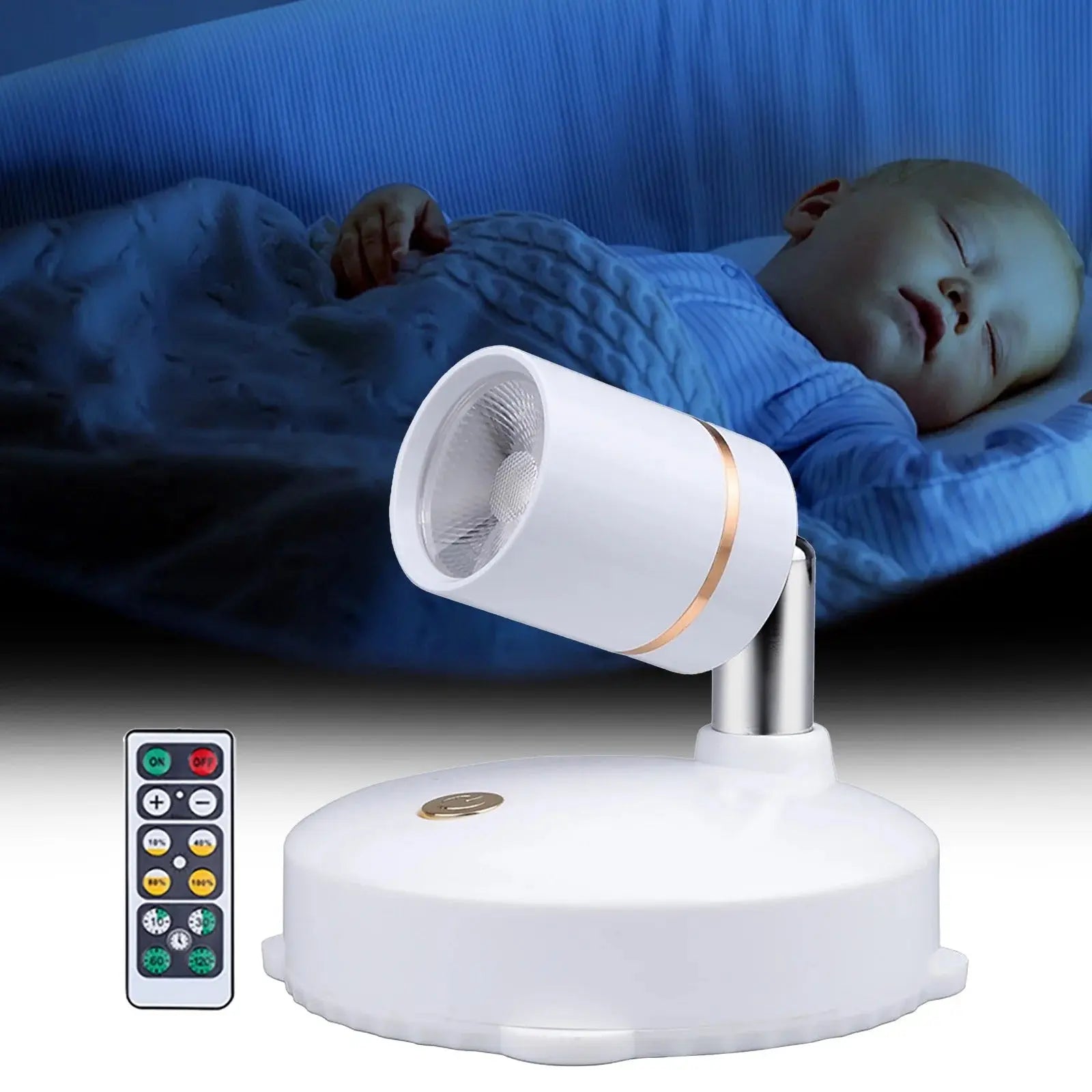 LumiBeam™ | Kabellose Spotlight-Lampe – Ambiente für Pflanzen, Bilder & Wohnräume