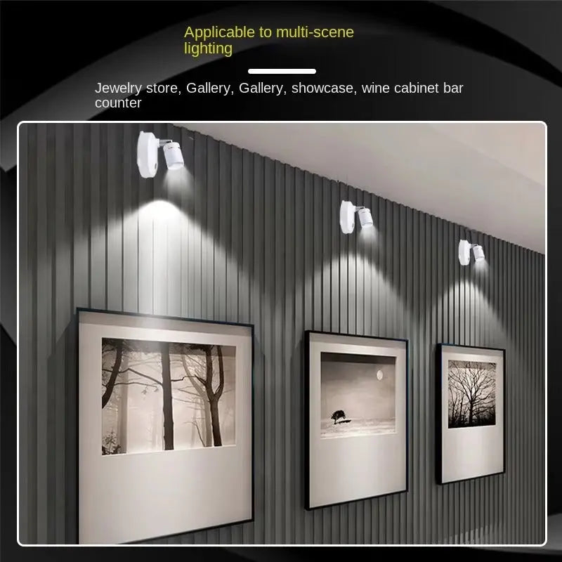 LumiBeam™ | Kabellose Spotlight-Lampe – Ambiente für Pflanzen, Bilder & Wohnräume