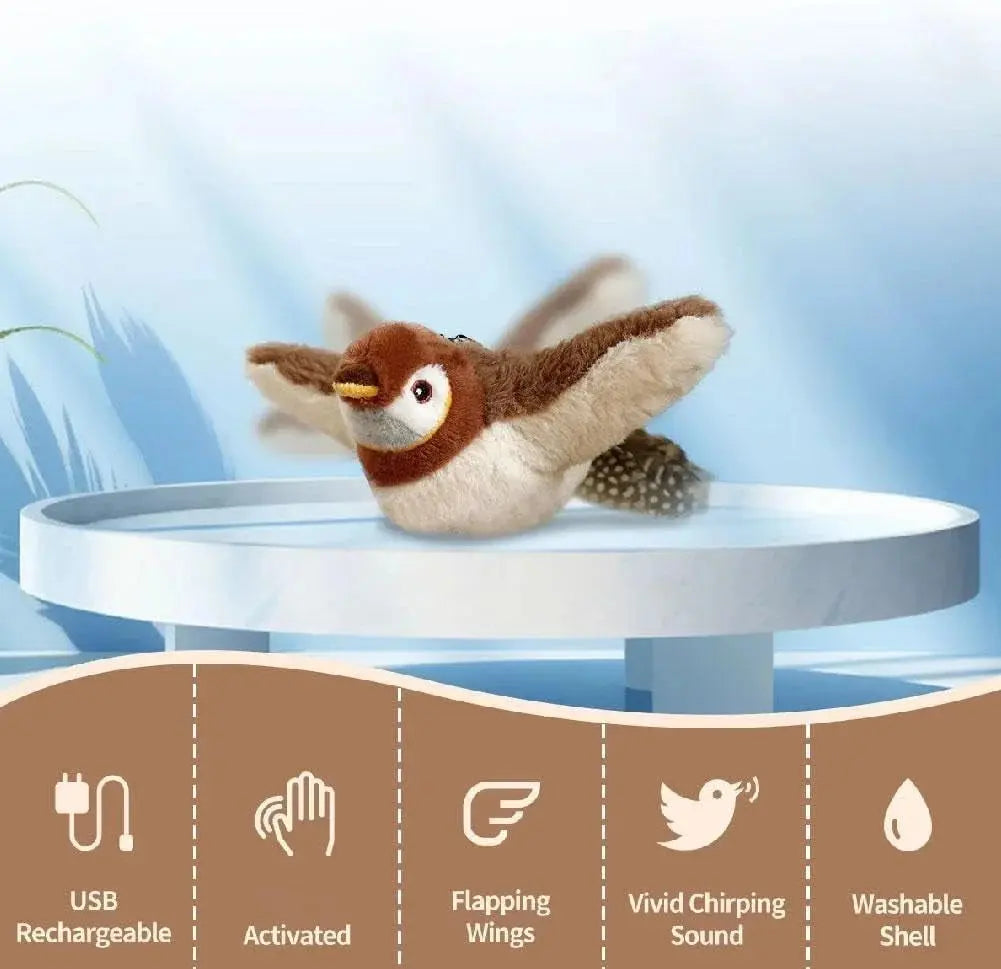 PurrFlight™ | Katzenspielzeug Vogel — Animiert auch dicke & faule Katzen zur Bewegung