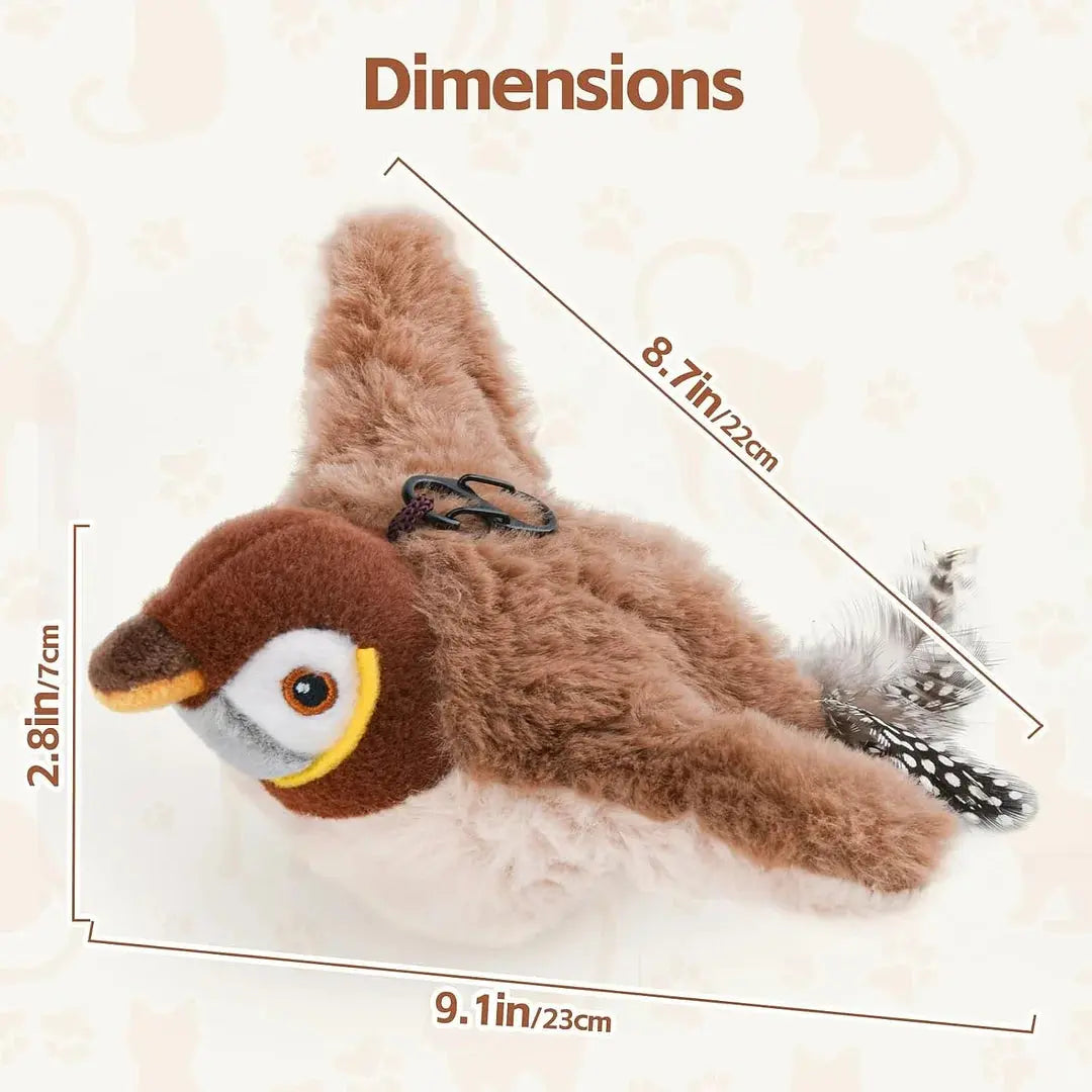 PurrFlight™ | Katzenspielzeug Vogel — Animiert auch dicke & faule Katzen zur Bewegung