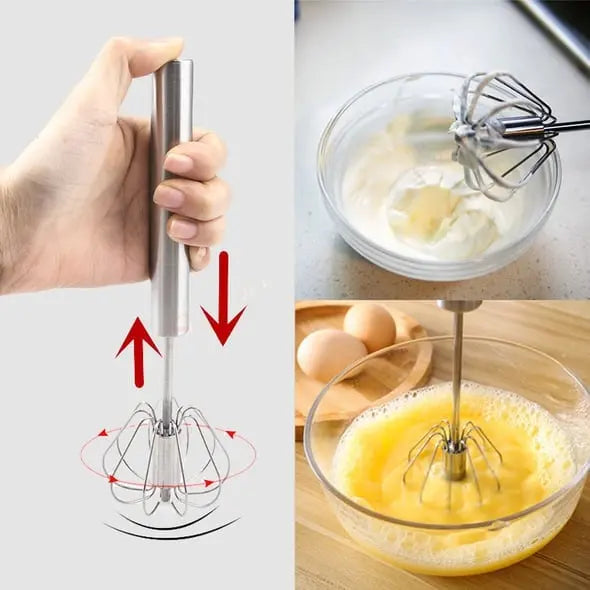 WhipEase™ | Küchenmixer ohne Strom – Einfaches Mischen überall