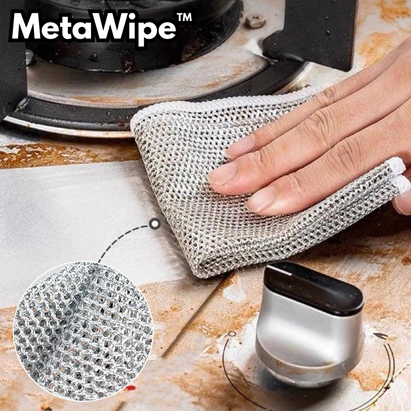 10+10 GRATIS | MetaWipe™ | Magisches Draht-Reinigungstuch