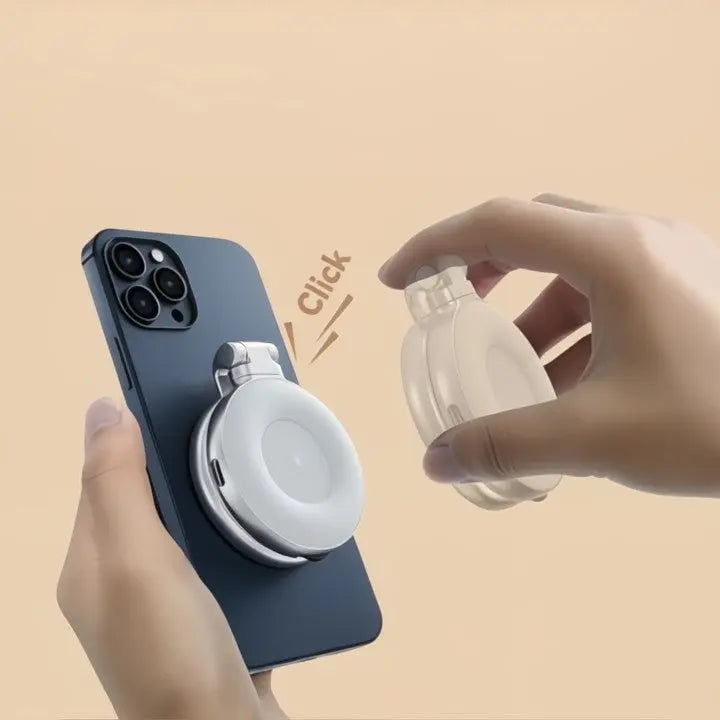 LumiMirror™  | Machen Sie überall makellose Selfies: Tragbares Clip-On-Ringlicht für wunderschöne Fotos