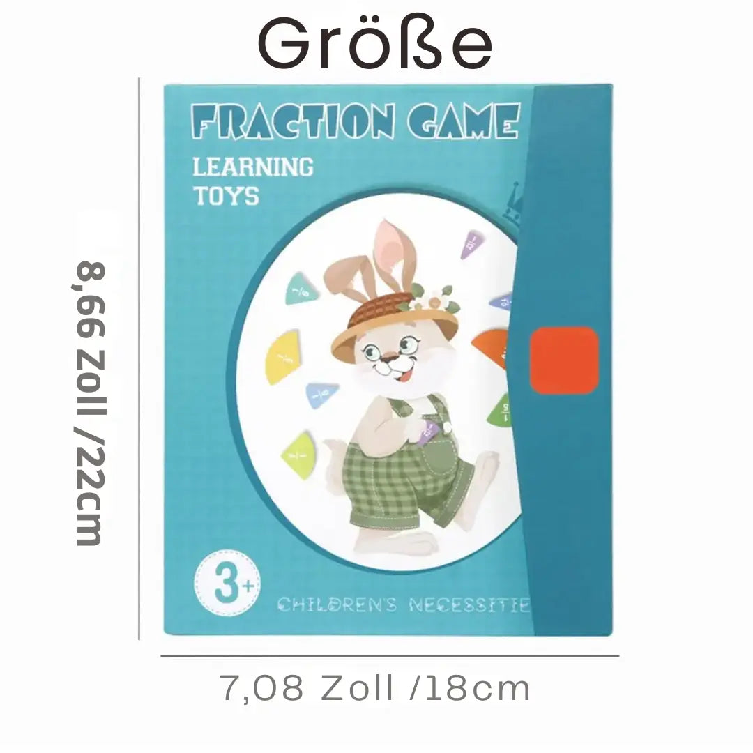 FractionMaster™ | Magnetisches Mathe-Set: Mathe-Lernset für Kinder (ab 6 Jahren)