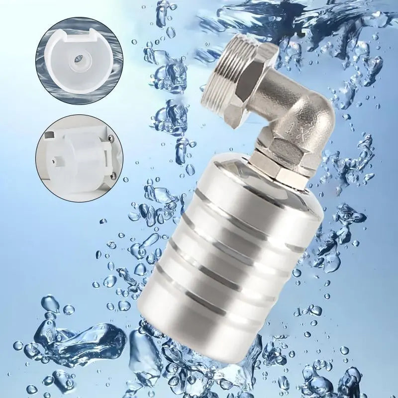 AutoFlow™ | Mini-Schwimmerventil aus Edelstahl – Automatische Wasserstandskontrolle
