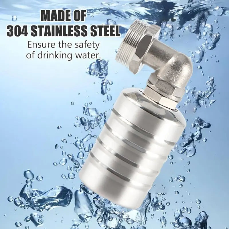 AutoFlow™ | Mini-Schwimmerventil aus Edelstahl – Automatische Wasserstandskontrolle