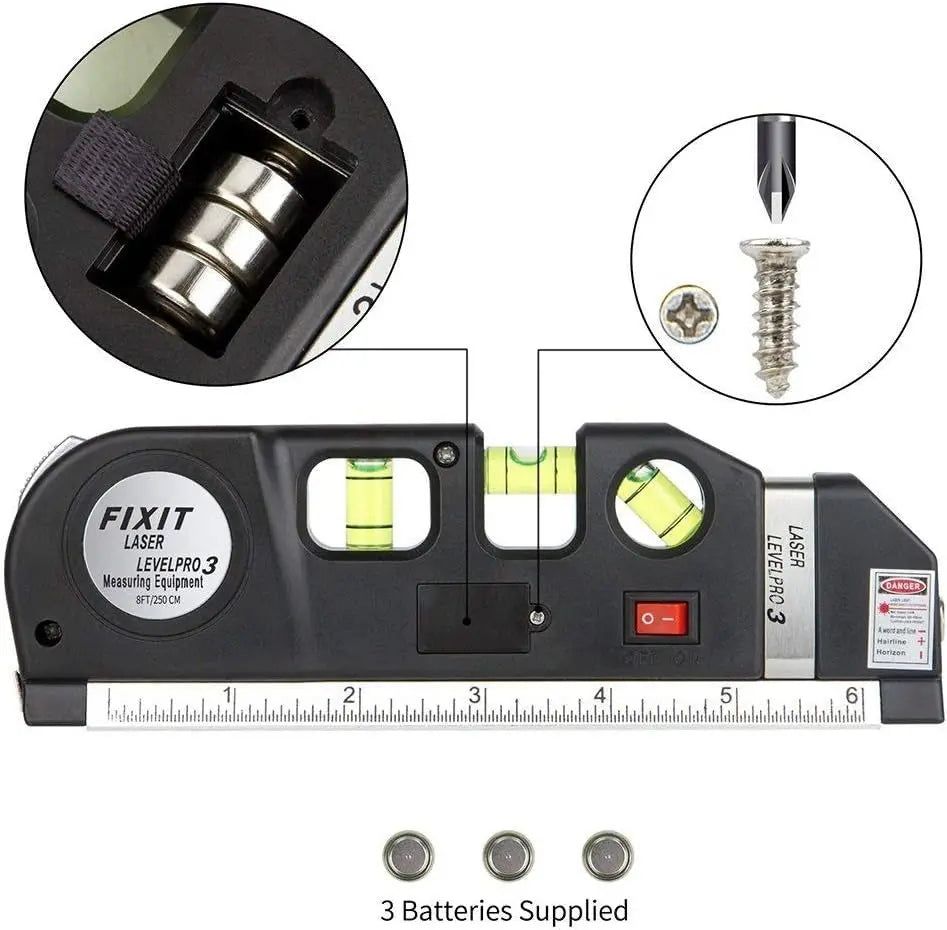 LaserLine™ | Multifunktionales Laserniveau – Genaues Messen und Ausrichten leicht gemacht