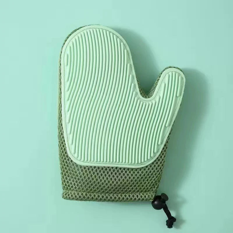Multifunktionaler 2-in-1 Fellpflege-Handschuh für Katzen