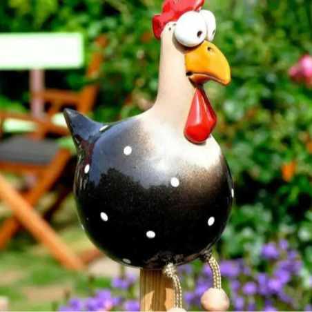 FunnyChicken™ | Keramik Huhn Garten Dekor [Letzter Tag Rabatt]