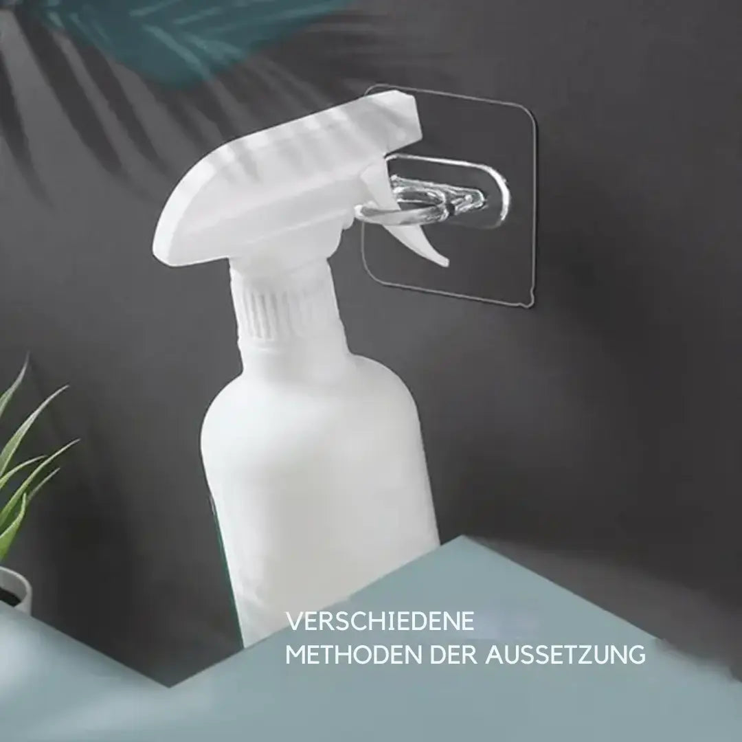 2+2 GRATIS | StickHook™ | Premium Selbstklebende Haken – Kein Bohren, extra Stauraum
