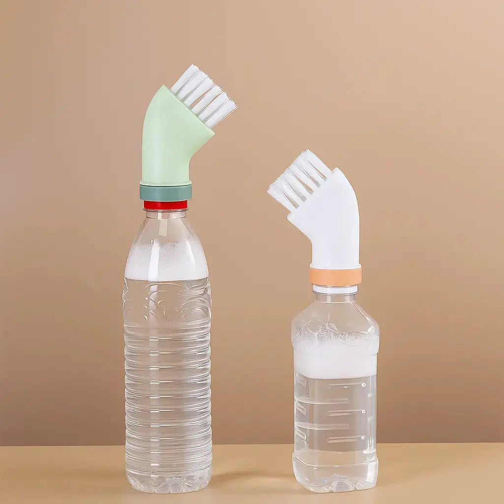 SprayBrush™ | Reinigungsbürste mit Wasserflaschen-Adapter – Passt auf gängige Flaschen