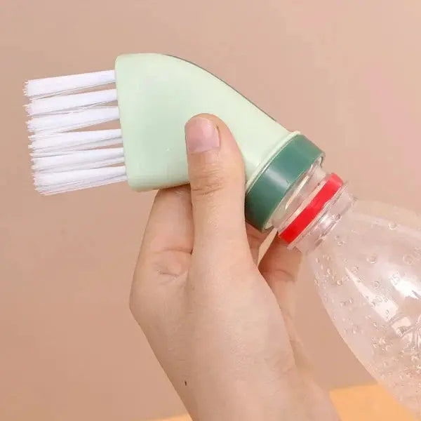 SprayBrush™ | Reinigungsbürste mit Wasserflaschen-Adapter – Passt auf gängige Flaschen