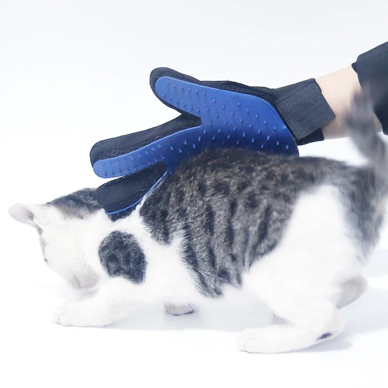 Silicone Pet Gloves | Katzen- und Hundehaarentfernung – Gummihandschuhe für Fellpflege und Entwirrung