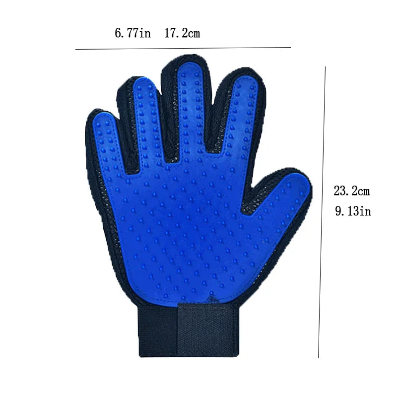 Silicone Pet Gloves | Katzen- und Hundehaarentfernung – Gummihandschuhe für Fellpflege und Entwirrung