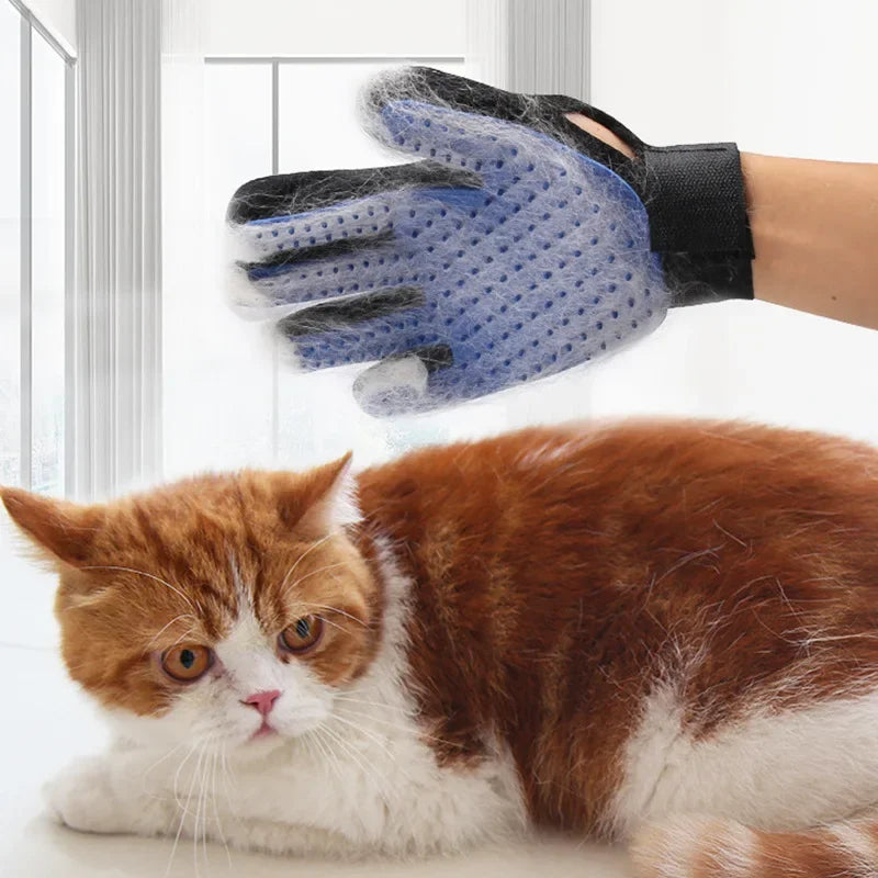 Silicone Pet Gloves | Katzen- und Hundehaarentfernung – Gummihandschuhe für Fellpflege und Entwirrung