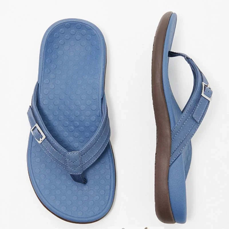50% Rabatt | OrthoFlex™ | Orthopädische Damen-Sandalen mit Schnallen-Detail [Letzter Tag Rabatt]