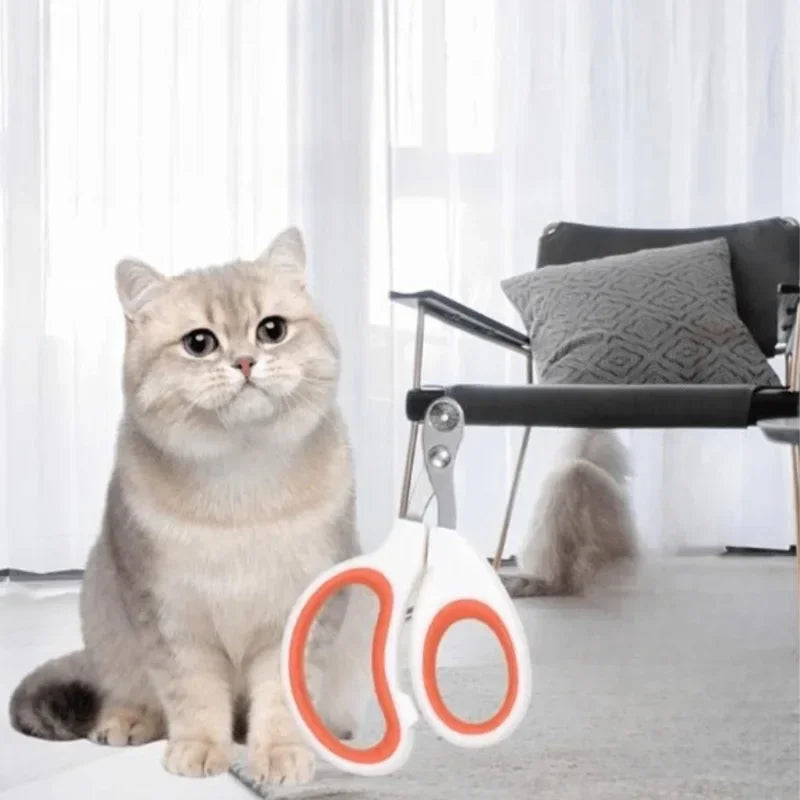 Professionelle Krallenschneider für Katzen und Hunde | Edelstahl-Nageltrimmer für Haustiere – Präzise Krallenpflege für kleine Tiere