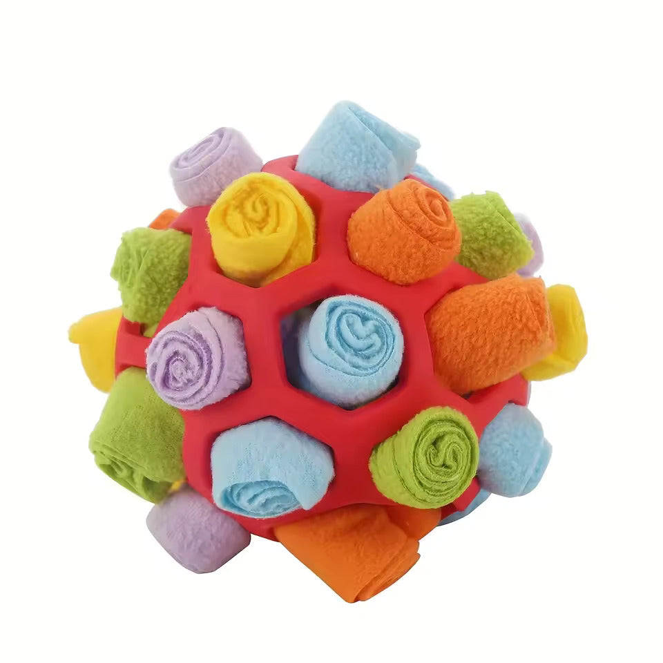 Snuffelball für Hunde – Interaktives Leckerli-Spiel für mentale Stimulation