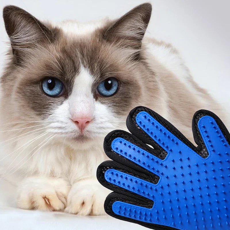 Silicone Pet Gloves | Katzen- und Hundehaarentfernung – Gummihandschuhe für Fellpflege und Entwirrung