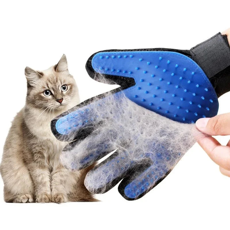 Silicone Pet Gloves | Katzen- und Hundehaarentfernung – Gummihandschuhe für Fellpflege und Entwirrung
