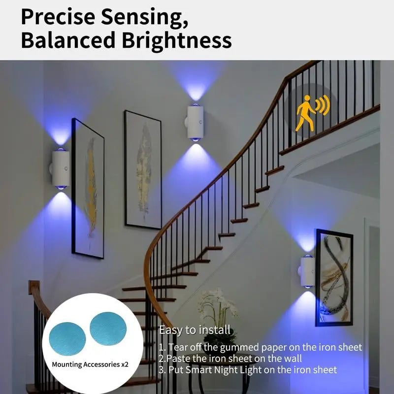 SmartGlow™ | Smart LED Nachtlicht — sanftes Licht für sichere Nächte