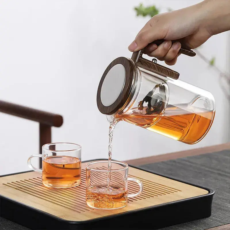 TeaHarmony™ | Teekanne Borosilikatglas — Elegante Zubereitung kreativer Teemischungen