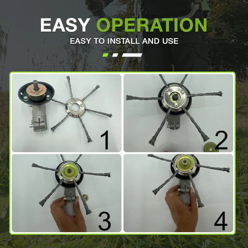 WeedRipper Pro™ | Grasschneidekopf aus Stahldraht