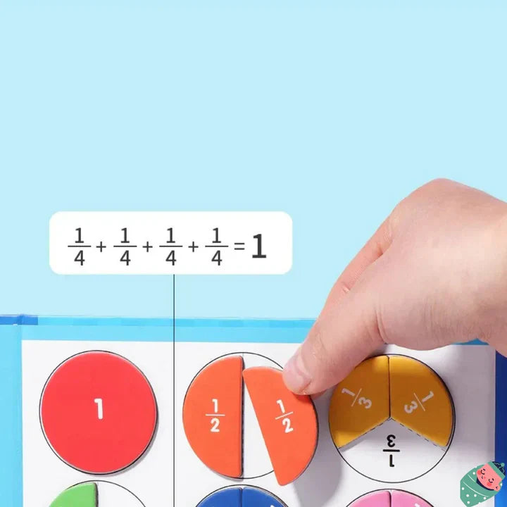 Magnetisches Buch-Bruchteil-Puzzle für Kinder™ | Spielend Bruchrechnen lernen