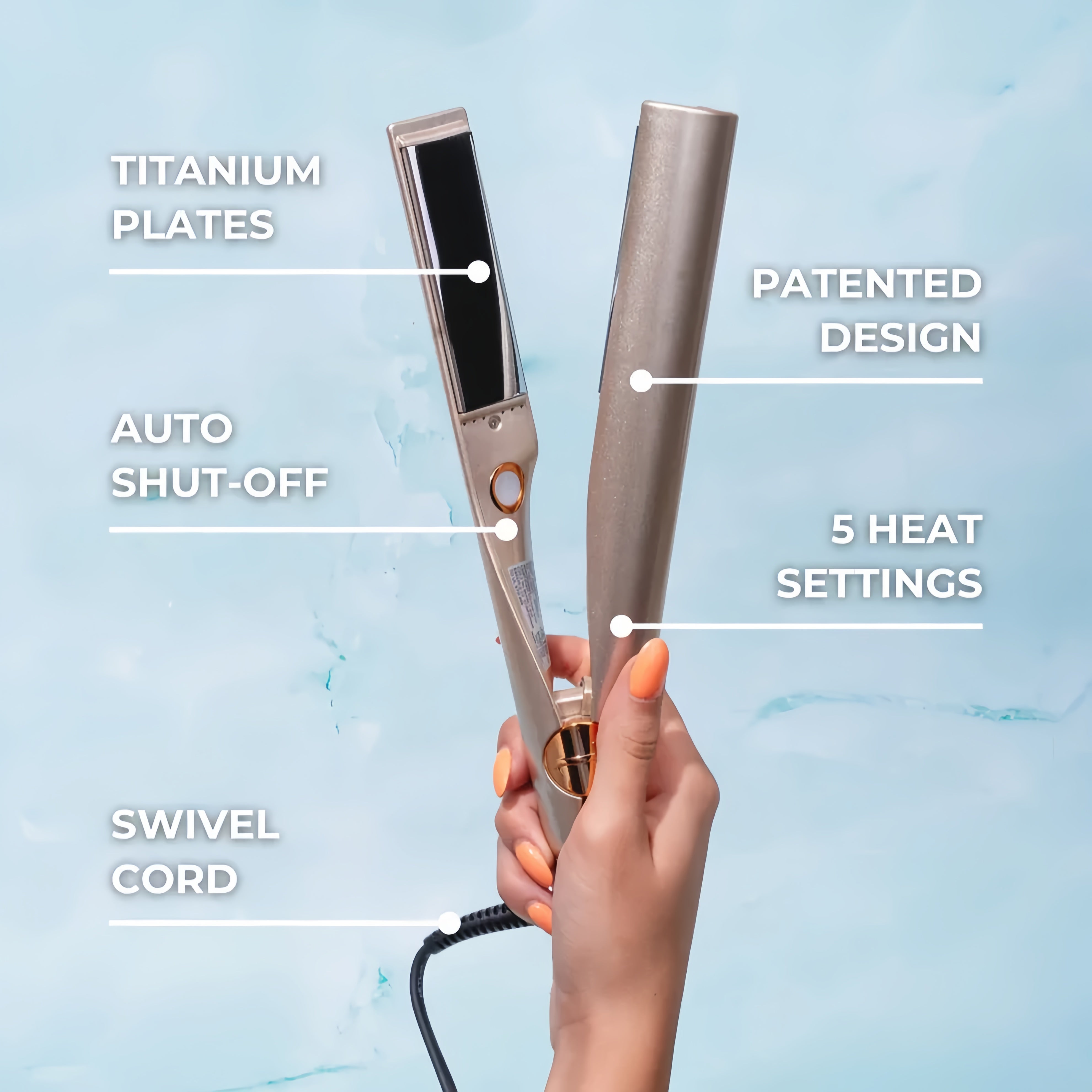 2-in-1 Valcero™ | Perfektes Haar jeden Morgen ohne Aufwand
