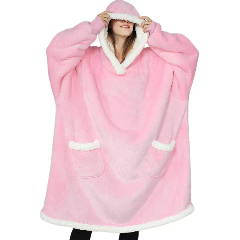 50% Rabatt | ComfyBlanket™ | Ultrawarmer Sherpa-Fleece-Hoodie für maximale Gemütlichkeit