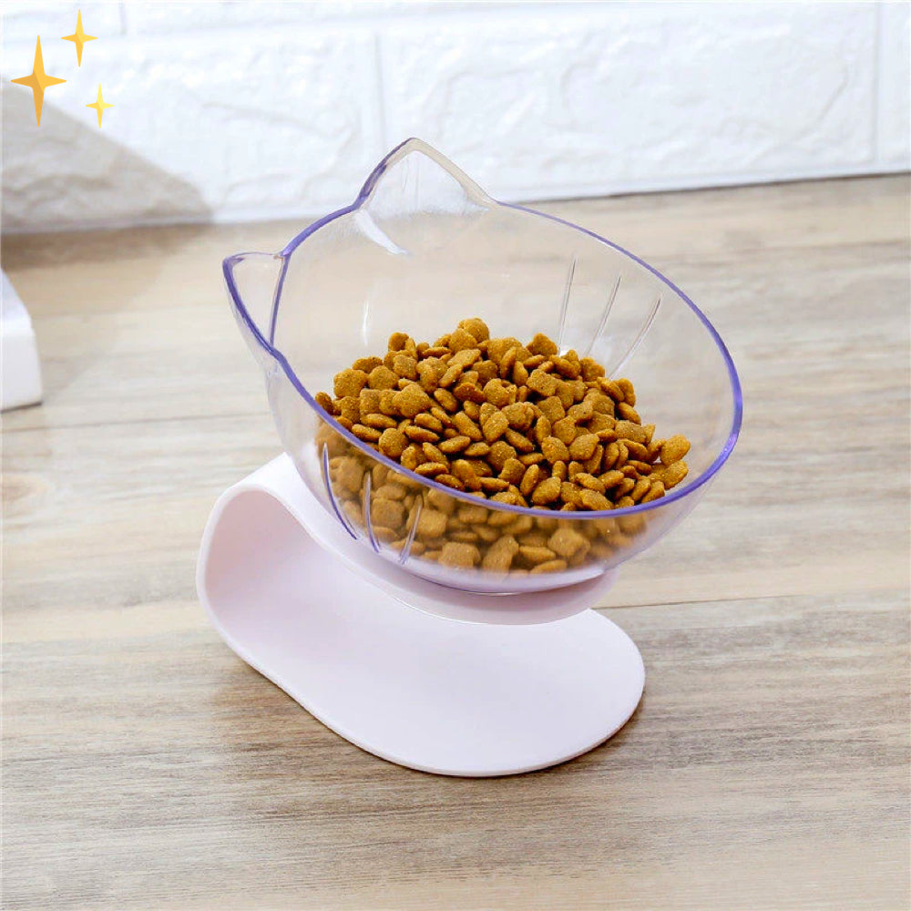 Katze Formige Futterschale für Katzen | Ergonomisches Design für gesunde Mahlzeiten und stilvolles Fressen