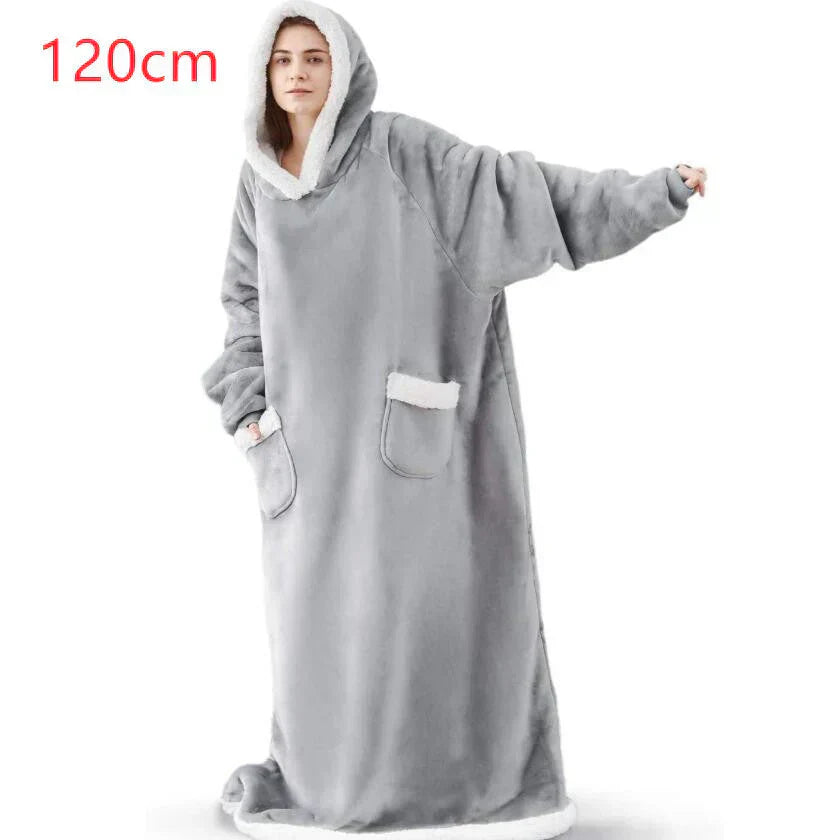50% Rabatt | ComfyBlanket™ | Ultrawarmer Sherpa-Fleece-Hoodie für maximale Gemütlichkeit