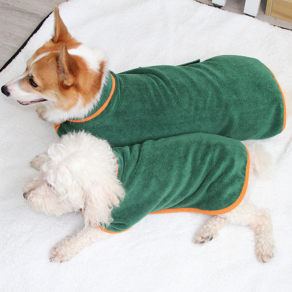 Hundebademantel für Hunde | Perfekter Komfort und Stil nach dem Baden – Schnell Trocknend und Hautfreundlich