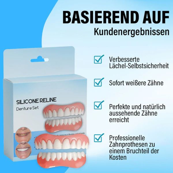1+1 GRATIS | Denta™ | Relining-Set auf Silikonbasis