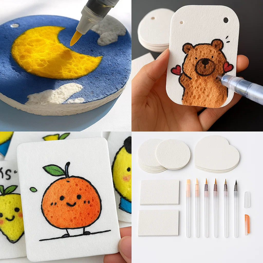 MagicPuff™ | So entfacht dein Kind mit jedem Pinselstrich magische 3D-Kunstwelten! (Set 36 Stück)