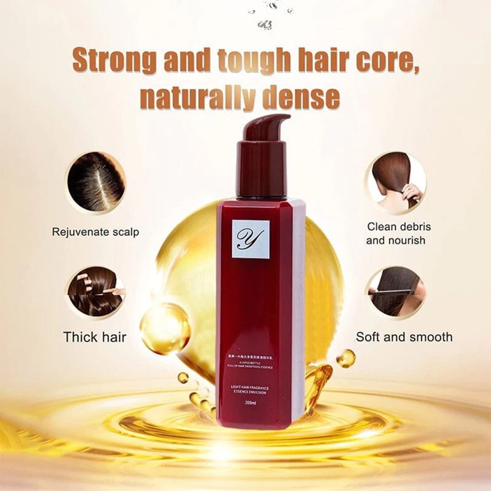 50% Rabatt | Voluma™ | Arganöl-Formel, Anti-Frizz & feuchtigkeitsspendende Pflege, 200 ml