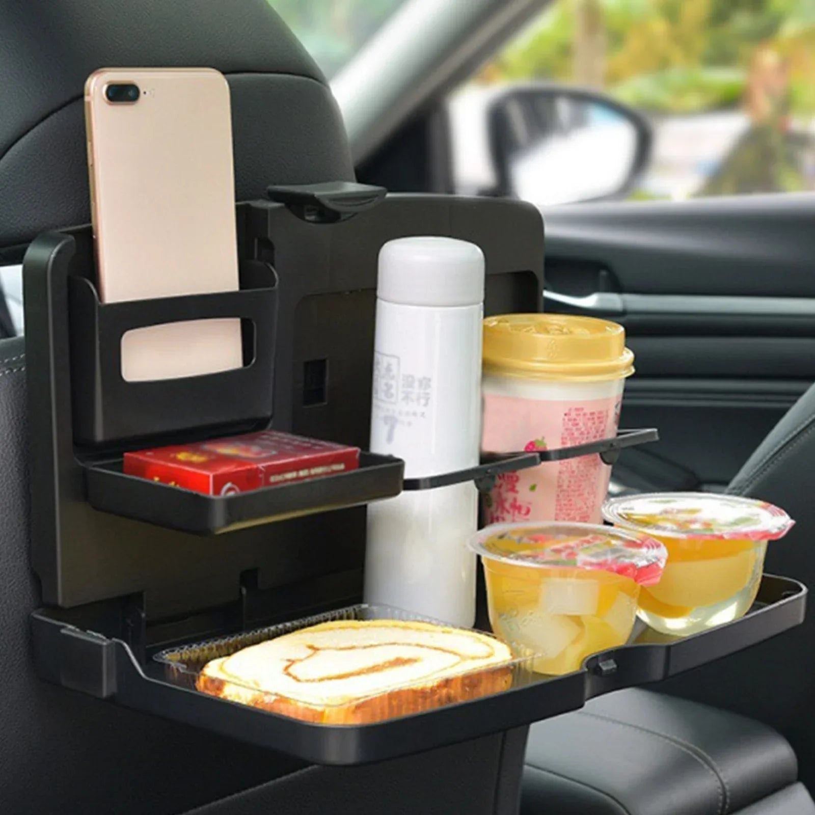 DriveMate™ | Multifunktionales Tablett für den Rücksitz im Auto