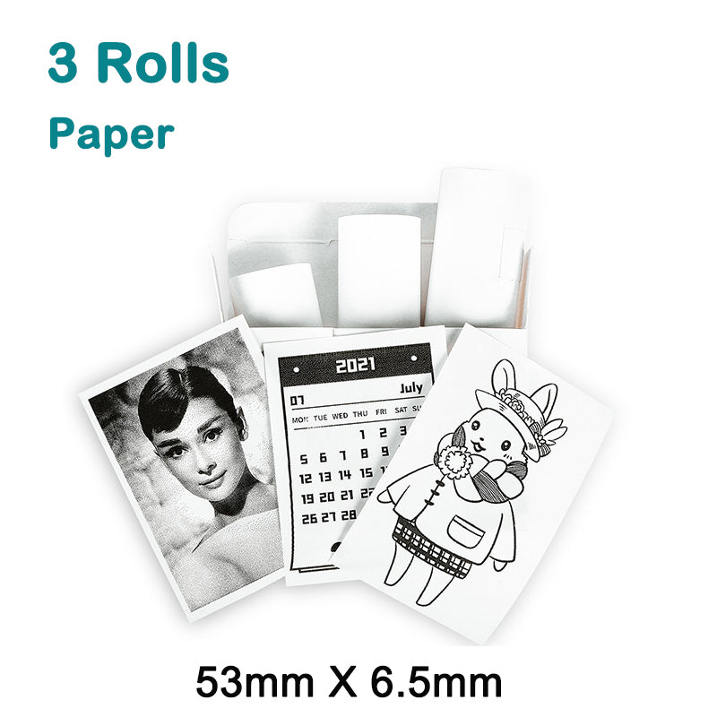 50% RABATT | Mini-Drucker™ | Kostenloses Druckpapier - Der Drucker, der nie Tinte braucht!