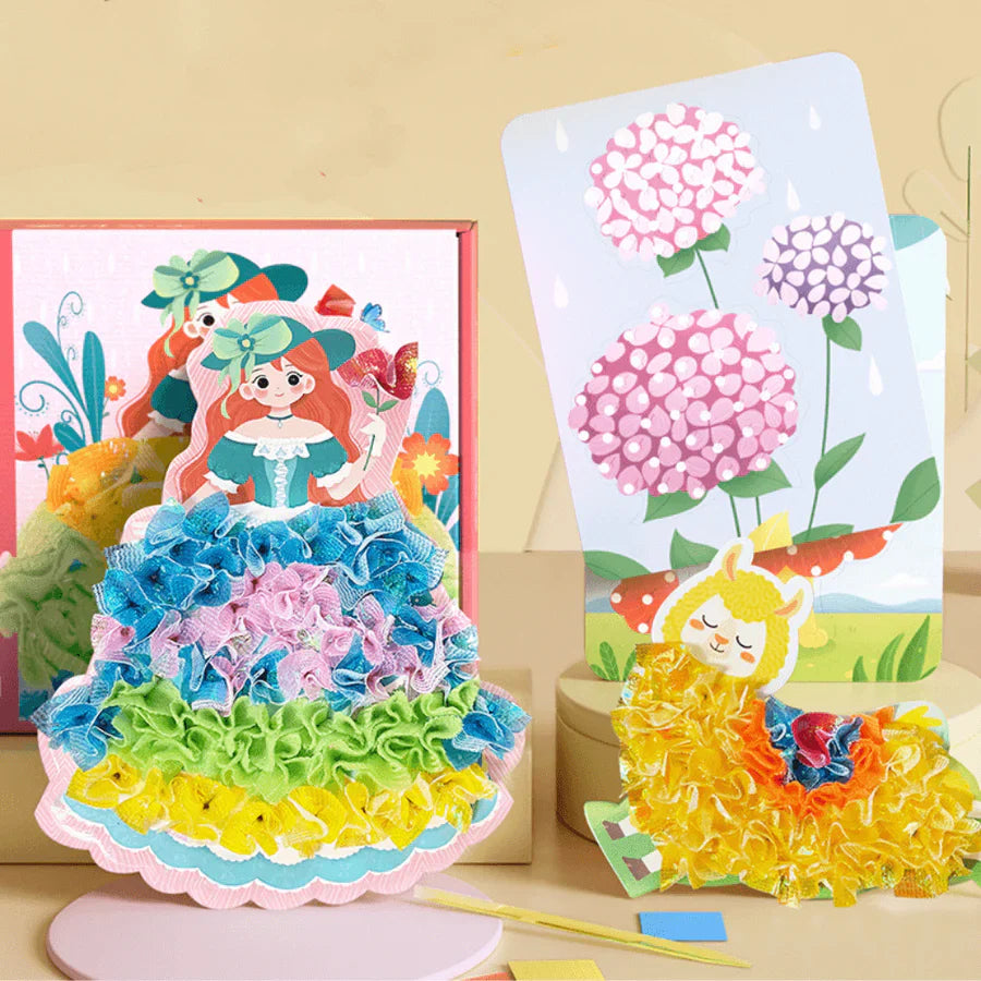 50% Rabatt | PatchWork™ | Kreatives Stoffmal-Set für Kinder