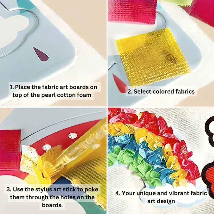 50% Rabatt | PatchWork™ | Kreatives Stoffmal-Set für Kinder