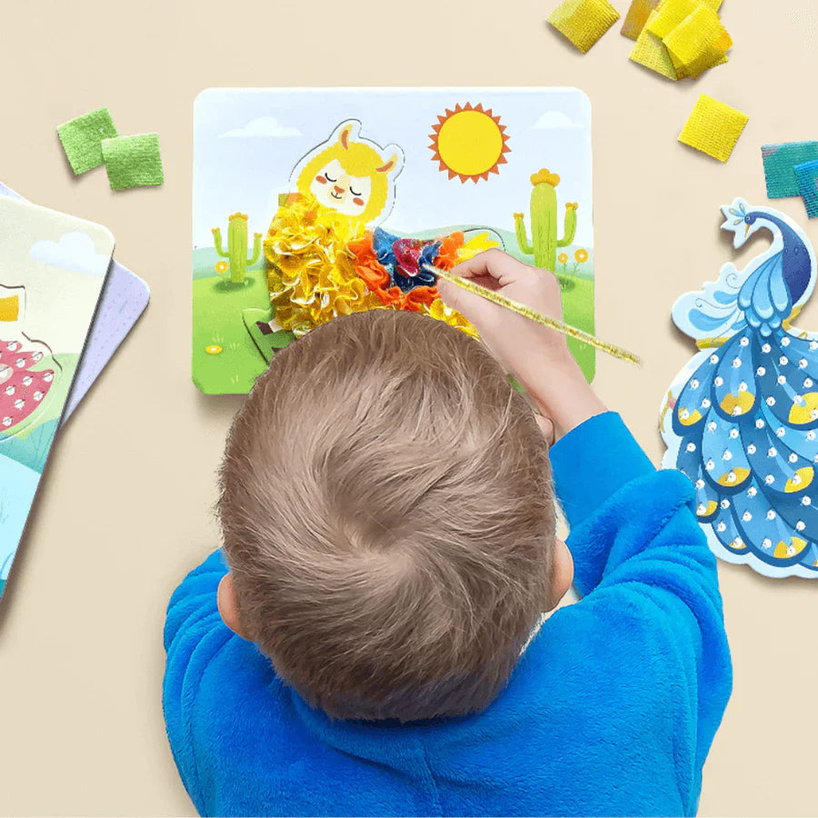50% Rabatt | PatchWork™ | Kreatives Stoffmal-Set für Kinder
