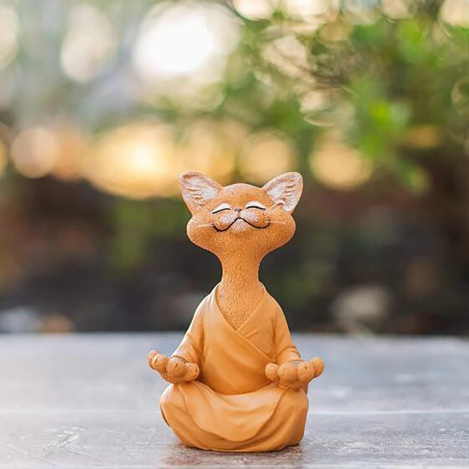 Buddha Katze Figur | Symbol der Ruhe und Weisheit für Ihr Zuhause