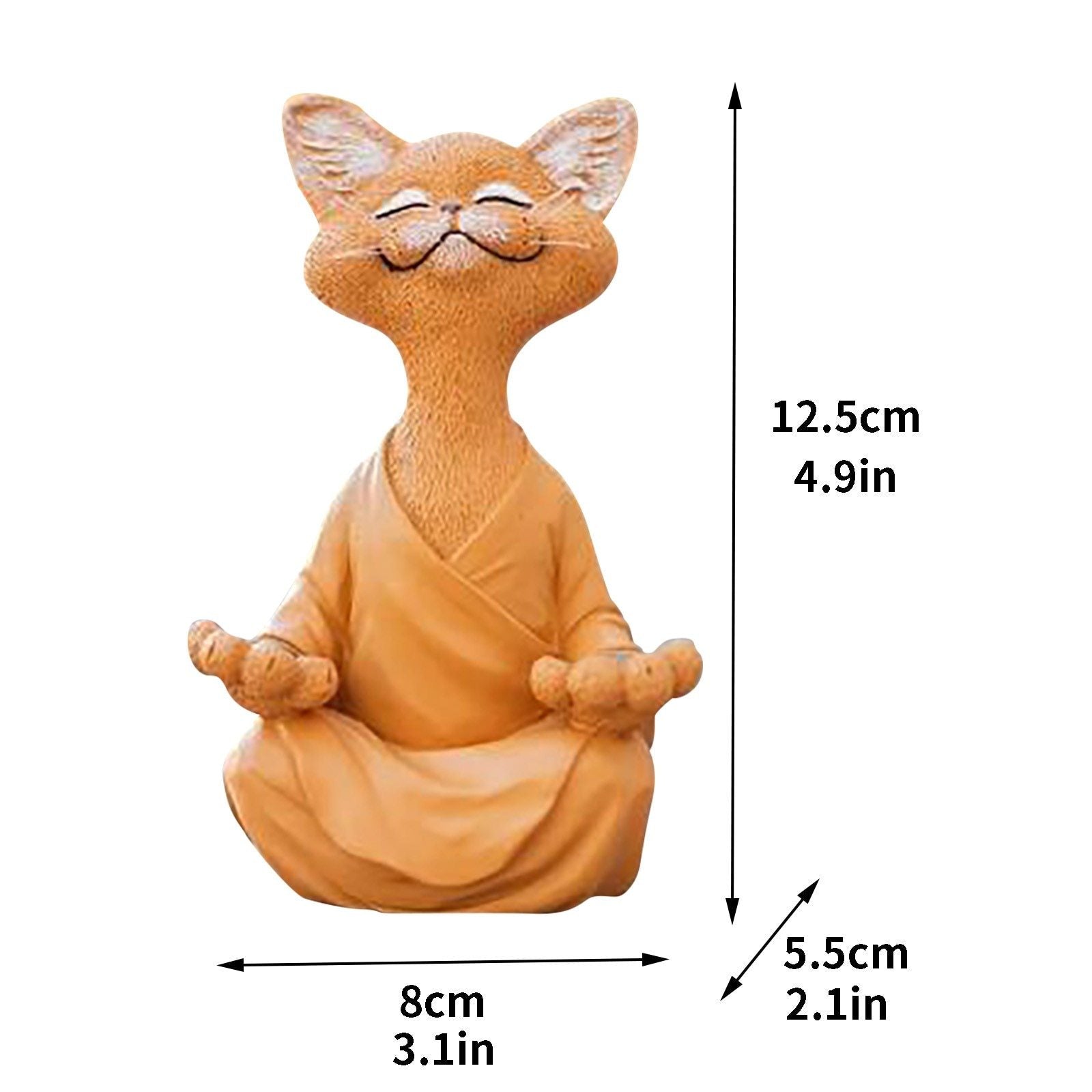 Buddha Katze Figur | Symbol der Ruhe und Weisheit für Ihr Zuhause