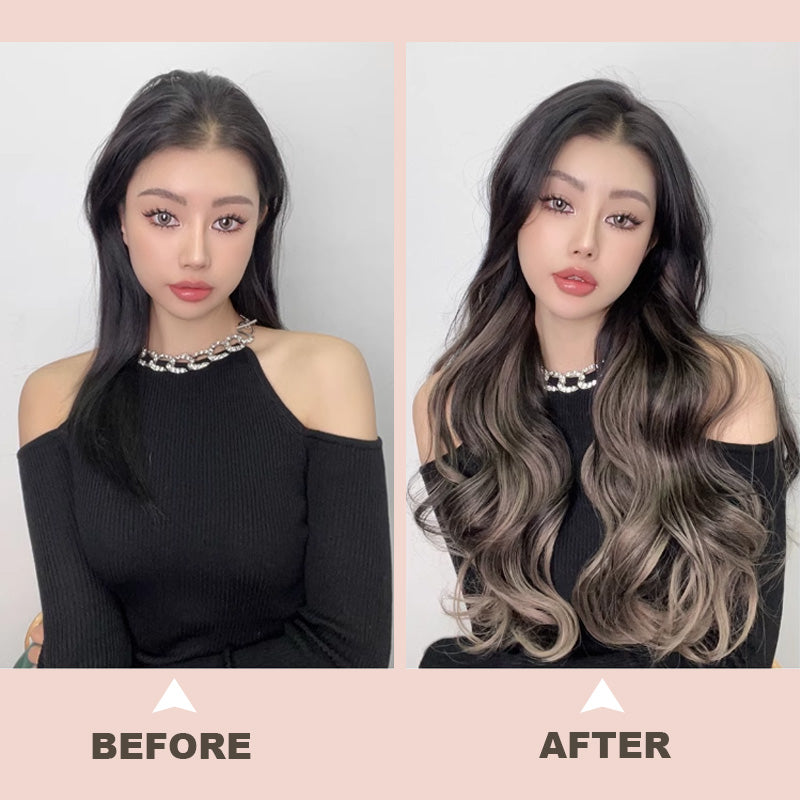 GlamCurlz™ | Farbverlauf-Locken-Haarteil