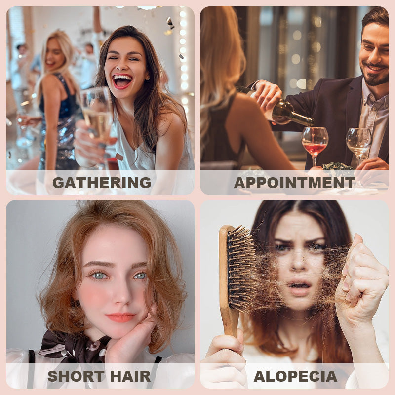 GlamCurlz™ | Farbverlauf-Locken-Haarteil